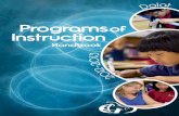 Programs Of Instruction Handbook 2012-2013