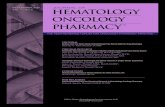 Journal of Hematology Oncology Pharmacy