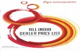 All india dealer price list wef 01 09 2013