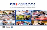 Aoraki Polytechnic International Programme Guide 2011-2012
