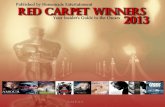 Red Carpet Winners 2013