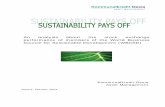 Sustainability pays off