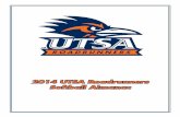 2014 UTSA Softball Almanac