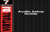 Virtual Dj audio Setup
