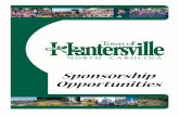 Huntersville Sponsorship Packet 2013