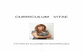 Curriculum Vitae Patricia Rodríguez
