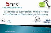 5 Commonly Overlooked Traits While Choosing A Web Designing Company