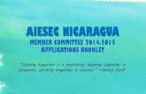 AIESEC Nicaragua MC 14-15 Application Booklet