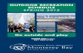 CSUMB Outdoor Recreation Spring 2012 Brochure