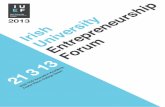 IUEF 2013 Event Programme