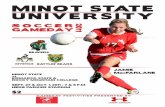Minot State Soccer Gameday Program v. BSC-RMC