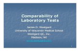 Comparability ofLaboratory Tests - James O. Westgard