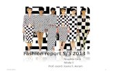 FASHION REPORT S/S 2013