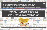 “Social Media para la Industria Alimentaria”