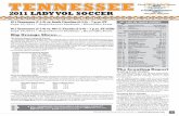 Tennessee Soccer Notes -- S. Carolina/Florida 9-22
