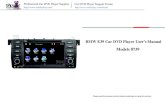 BMW E39 Car DVD GPS Users Manual Model-8739