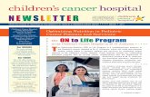 Children's Cancer Hospital Newsletter - Winter 2010