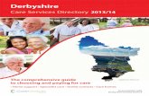 Derbyshire Care Services Directory 2013/14