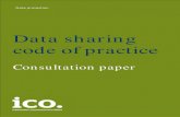 Draft Data Sharing Code of Practice