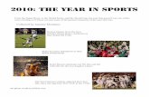 2010: The Year in Sports