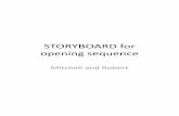 Storyboard for Opening sequence