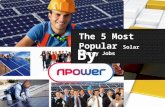 The 5 most popular solar energy jobs