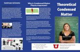 Brochure: Condensed Matter Theory Program