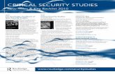 Critical Security Studies 2010 (US)