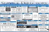 Service Directory June 11, 2010