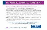 Know Your Rights! LGBT Older Adults & Older Adults Living with HIV
