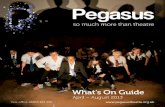 Pegasus Summer Season Guide 2013