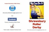 Shrewsbury Roller Derby Leaflet