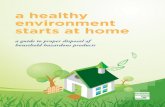 a healthy environment starts at home