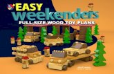 Easy Weekenders Full-Size Wood Toy Plans