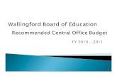 Wallingford BOE proposed budget