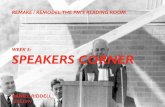 Daniel Riddell - Week 5 - Speakers Corner