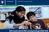 SAP Canada and UBC Learning Exchange 2005-2010