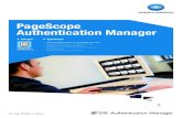 Pagescope authentication manager datablad web