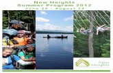 2012 New Heights Summer Brochure