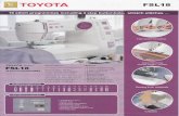 Toyoto Sewing Machines