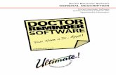 Doctor Reminder Software General Description