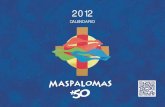 Calendario Maspalomas+50 2012