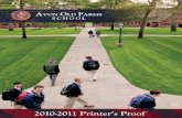Annual Fund Printer's Proof 2010-2011