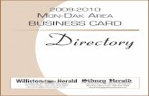 MonDak Area Business Card Directory