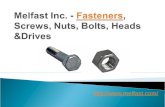 Melfast Inc. - Fasteners, Screws, Nuts, Bolts, Heads &Drives