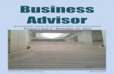 Business Advisor - November 10, 2012 - Preview, contents