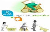 Weefab Toys: toys that Weevolve