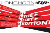 Longhorn Life Lists - January 2013