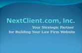 Attorney Website is designed by NextClient