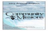 2013 Community Missions Annual Report